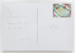 Will Benedict Josefin read that bitch 2012 gouache on canvas ink on foamcore luminium glass tape 108 x 155 cm Il brusio delle cose