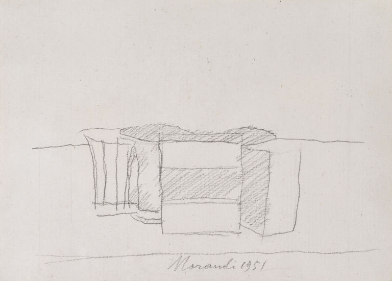 1951 disegno Giorgio Morandi? È contemporaneo