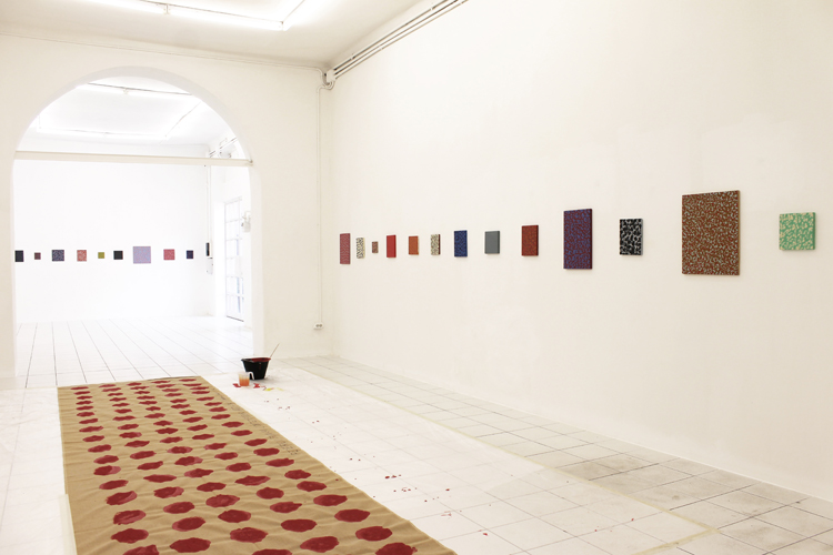 Radomir Damnjan – Ordinedisordine – veduta dell’installazione presso la Federico Bianchi Contemporary Art, Milano 2012