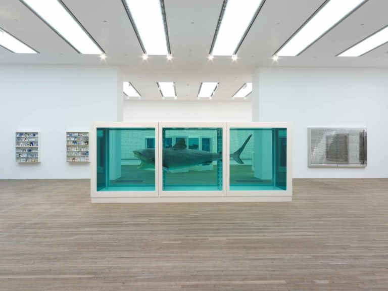 Damien Hirst The Physical Impossibility of Death in the Mind of Someone Living 1991 bis La “camera delle meraviglie” di Damien Hirst