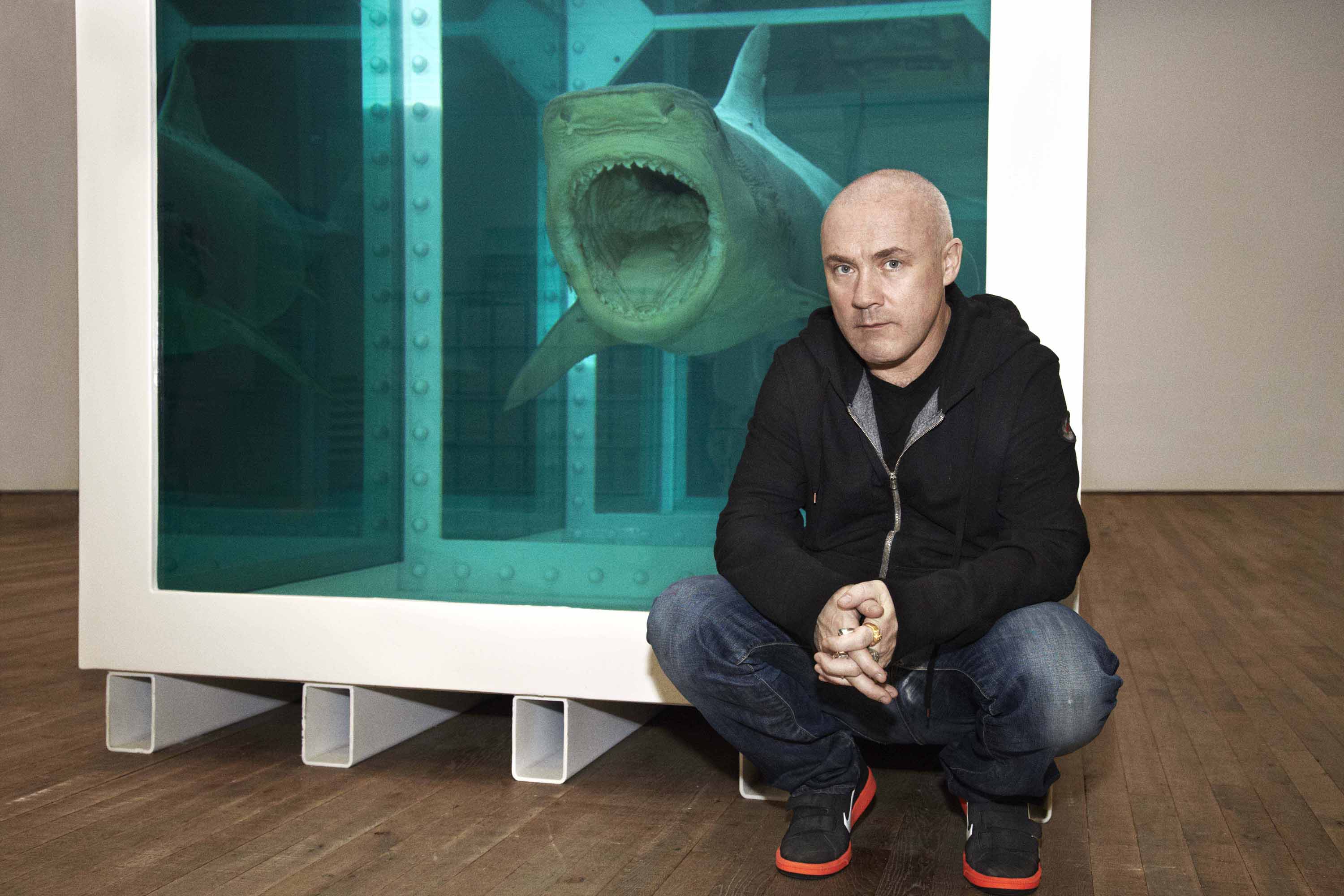 Damien Hirst, photo Billie Scheepers