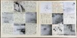 Juri Novelli Gagarin 1961 matitachina e collage su cartoncino49x98 cm Collez. Paolo Dorazio2 Novelli, antropologo del segno