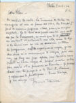 Lettera di Lucio Fontana a Yves Klein Grandi nomi, piccole mostre