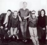 Rob Gretton New Order 1985 foto Kevin Cummins Il ritorno dei New Order. Prima l'attesissimo concerto e poi una mostra, all'.HBC. Berlino celebra la mitica band, nata trent'anni fa sulle ceneri dei Joy Division