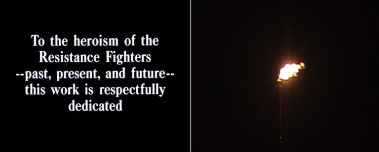 Still 12 DaniloCorreale Eternal Flame 2011 loop Dvd fromoriginal16mm loop Un'opera d'arte in un minuto. Uno storico format olandese, che ora sbarca a Shanghai per un festival internazionale. Cinque artisti dall'Italia, tra cui Bianco-Valente. Ambasciatori nazionali per il The One Minutes Forum