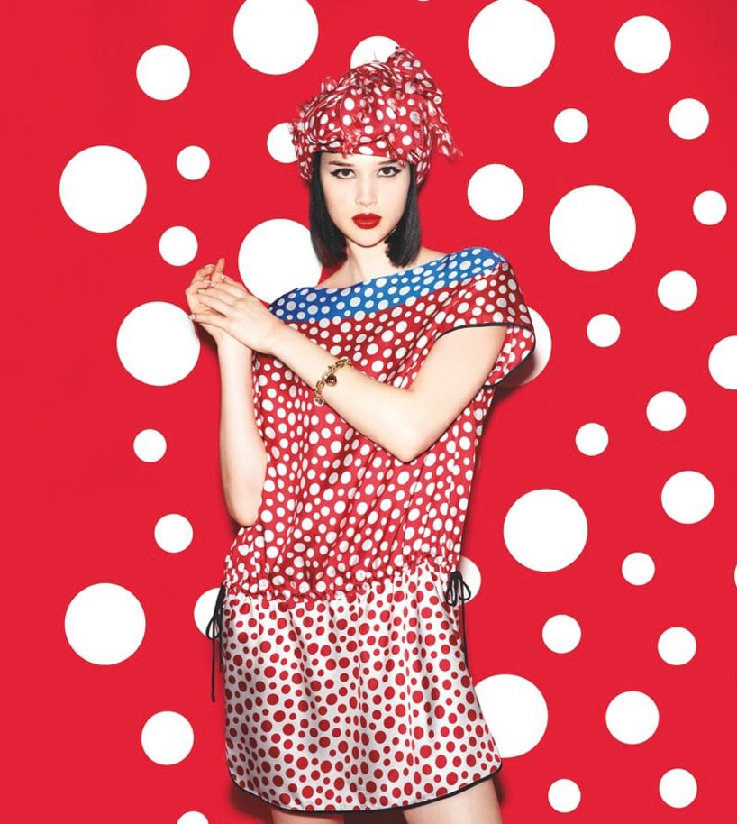 Louis Vuitton e Kusama: i monumenti diventano a pois