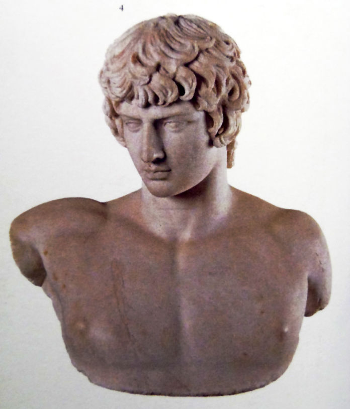 Busto di Antinoo in marmo pario, da Tivoli-Villa Adriana (cat. n. 4)
