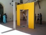 Daniel Buren al museo Marca foto Luca Labanca 1 Scolacium come il Grand Palais. Fra il parco archeologico calabrese e il Museo Marca, arrivano le Intersezioni di Daniel Buren, qui il fotoreport