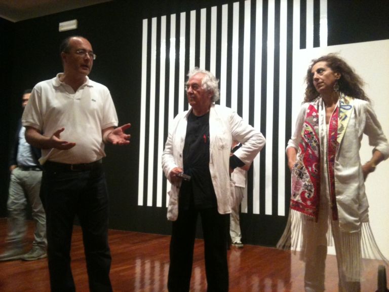Daniel Buren al museo Marca foto Luca Labanca 2 Scolacium come il Grand Palais. Fra il parco archeologico calabrese e il Museo Marca, arrivano le Intersezioni di Daniel Buren, qui il fotoreport
