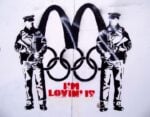 I’m loving it artista anonimo Brighton photo by Pogorita I giochi proibiti di Londra. Olympics vs Street Art