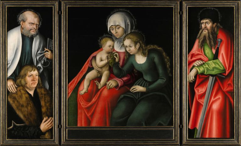 Lucas Cranach il Vecchio Feilitzsch Altarpiece Pietro Lorenzetti, Orazio Borgianni, Canaletto. Sono gli italiani a fare grandi le aste londinesi dedicate agli Old Masters