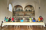 azione presentata nel cenacolo di Borgo Ognissanti 2011 foto di Ela Bialkoswka Quattro azioni coreografiche per quattro cenacoli. La danza contemporanea incontra l’arte rinascimentale a Firenze, con Virglio Sieni