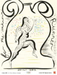 11 Chris Ofili For the Unknown Runner Il meglio dell'arte contemporanea britannica, al servizio dello sport. I poster di Olimpiadi e Paralimpiadi? Li disegnano Martin Creed, Tracey Emin, Gary Hume