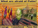Dal profilo Facebook delle Pussy Riot in tutto il mondo azioni di sostegno al gruppo 2 Pussy Riot condannate a due anni di carcere, e la Russia brucia. Teppismo a sfondo religioso: ma le proteste imperversano, a Kiev abbattuta una croce monumentale