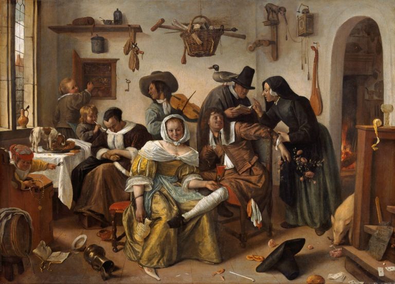 Jan Steen, Verkehrten Welt - Kunsthaus, Zurigo 2012