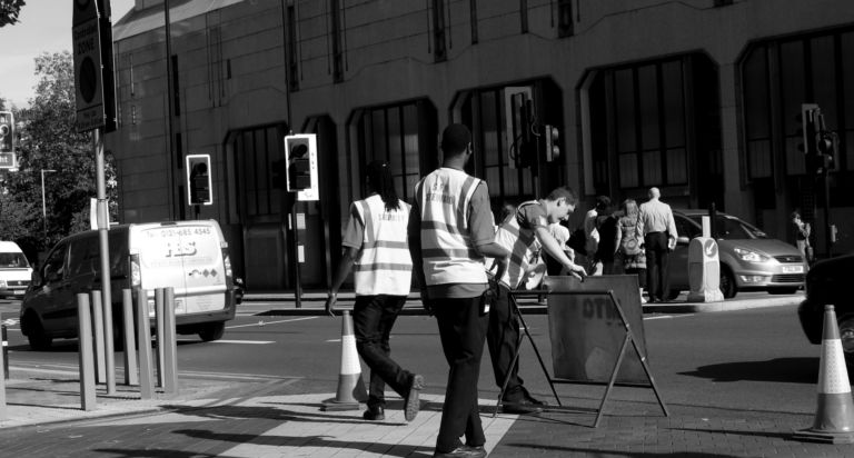 road closed in Cromwell Road foto Martina Federico Il fascino dell’urban backstage. Anche alle Olimpiadi: live from UK un reportage fotografico sulla Londra che trasfigura per l’evento