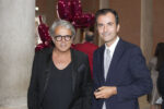 Giuseppe Zanotti e Martin Bethenod Venezia Updates: il re dei party lagunari. Folla di vip a Palazzo Grassi per i video di Pinault, ecco chiccera all’opening