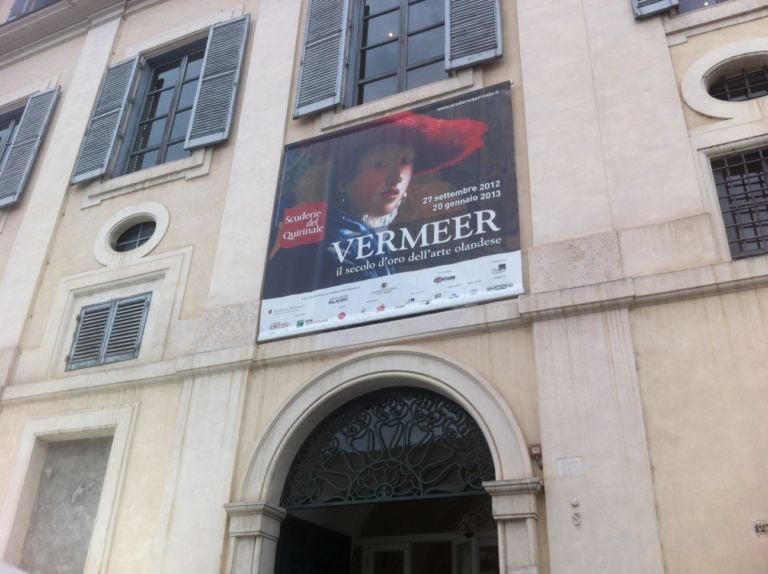 Johannes Vermeer Scuderie del Quirinale Roma 1 È il primo Vermeer conosciuto oppure è un falso? La Santa Prassede vista anche a Roma alla mostra delle Scuderie del Quirinale andrà all’asta a luglio a Londra. Per “soli” 7 milioni di euro