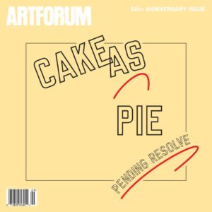 La “palestra” mondiale della teoria dell’arte contemporanea. La rivista americana Artforum compie cinquant’anni: e piazza un regalo d’autore in copertina