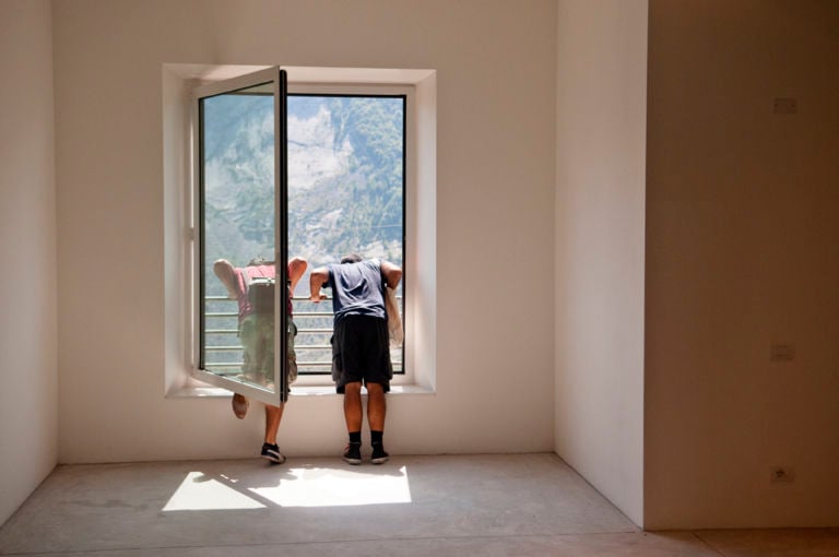 Nuovo Spazio di Casso artisti nello spazio foto Giacomo De Donà E sul cucuzzolo sbocciò un museo. Targato DC