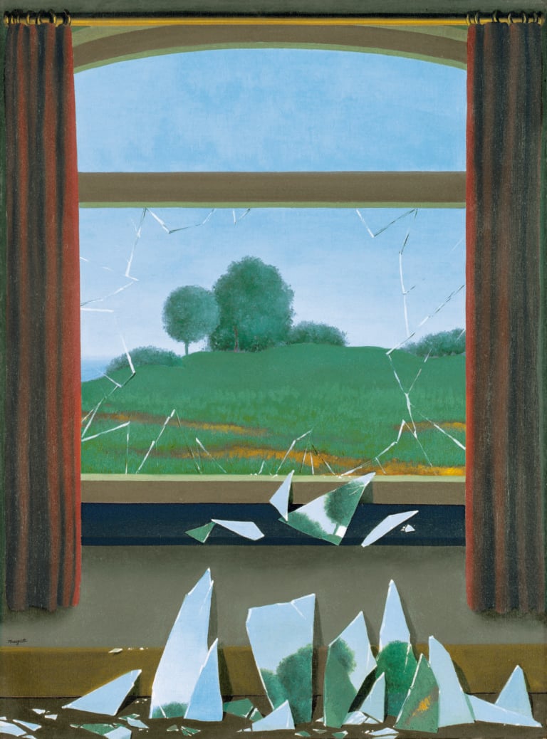 RenÇ Magritte La clef des champs L'arte vista dalla finestra. Sul lago di Lugano