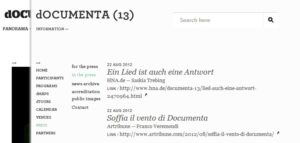 Dietro le quinte di documenta. Nella rassegna stampa di Kassel compaiono solo 4 articoli italiani: uno di Abitare, uno di Domus e… due di Artribune