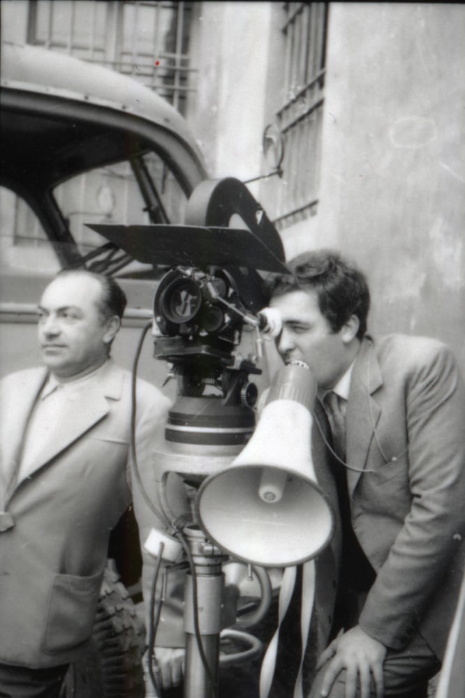 Mario Dondero, Bernardo Bertolucci durante le riprese del film Prima della rivoluzione, 1964