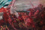 Battaglia fantastica 1942 olio su tela 805 x 1203 L’omaggio di Milano ad Aligi Sassu. Partendo dalle ceneri degli Uomini Rossi