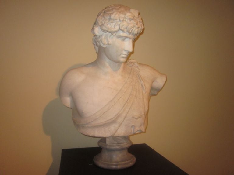 Francesco Vezzoli, Self- portrait as Hemperor Hadrian Loving Antinous, Villa Adriana, Tivoli