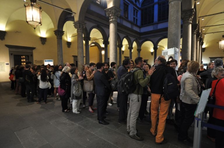 Opening Centro di Cultura Contemporanea Strozzina foto Martino Margheri courtesy Strozzina Firenze 21 Ancora sulla mostra di Bacon e “baconiani” alla Strozzina. Quanto tempo era che a Firenze non si muovevano in duemila per un opening?