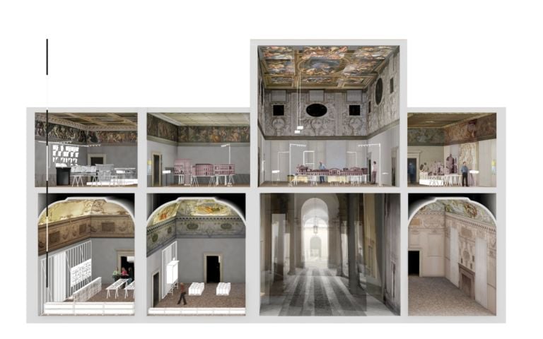 PalladioMuseum 5 Il museo che non c’è. È quello che Vicenza dedica a Palladio: tanti video, disegni in prestito, ma la vera “collezione” è la sede di Palazzo Barbaran Da Porto