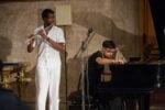 Teatro delle Esposizioni Villa Medici Roma foto Giovanni De Angelis 4 A “teatro”, a Trinità dei Monti. Ci sono gli open studios dei borsisti di Villa Medici, e qui ci sono tante immagini della prima serata romana