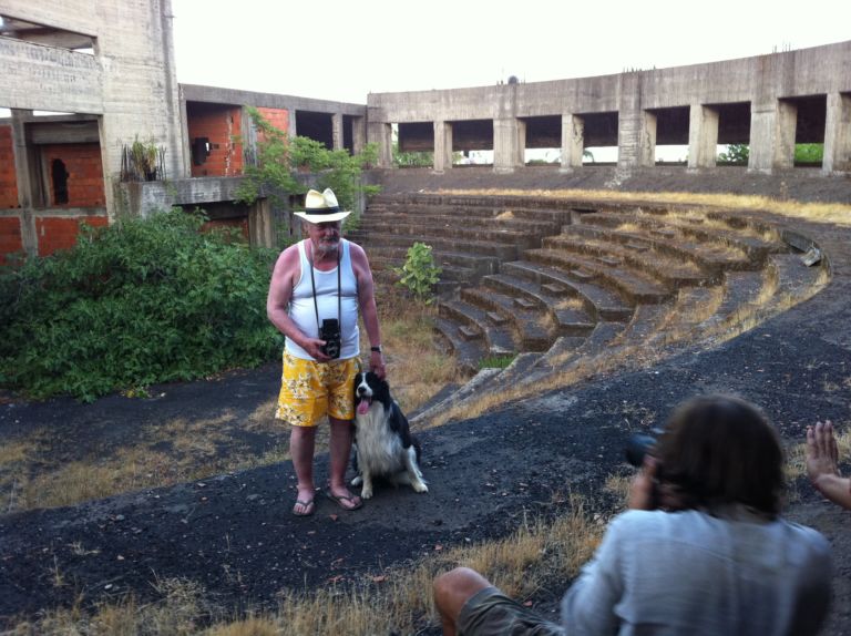 9 Marc Augè a Giarre per le riprese di Incompiuto Siciliano di Alterazioni Video 2012 Lo Schermo dell’Arte. Un festival sinestetico