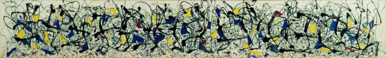 A Bigger Splash. Painting after Performance Jackson Pollock Summertime Number 9A 1948 foto Pollock Krasner Foundation Inc. Facciamo un salto alla Tate Modern? Fra pittura e performance, si inaugura la mostra A Bigger Splash: e su Artribune arrivano già le immagini live from London