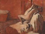 Après òe bain femme sessuyant 1896 olio su tela 895 x 1168 cm Degas: a Basilea il suo ultimo ballo. Infinito