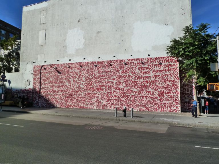 Barry McGee Wall 1 Un muro d’arte. La parete street sulla Bowery