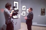 Claude Picasso figlio del pittore in visita alla mostra Videosorveglianza ? Non serve, noi teniamo gli occhi aperti. Eppoi non abbiamo i soldi. Così il Musée d’Art et d’Histoire di Ginevra accoglie Picasso