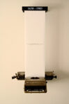 Emmanuele De Ruvo 1638 1983 Construction Ferro fuso acciaio carta e macchina da scrivere 2012 Matera: torna la scultura