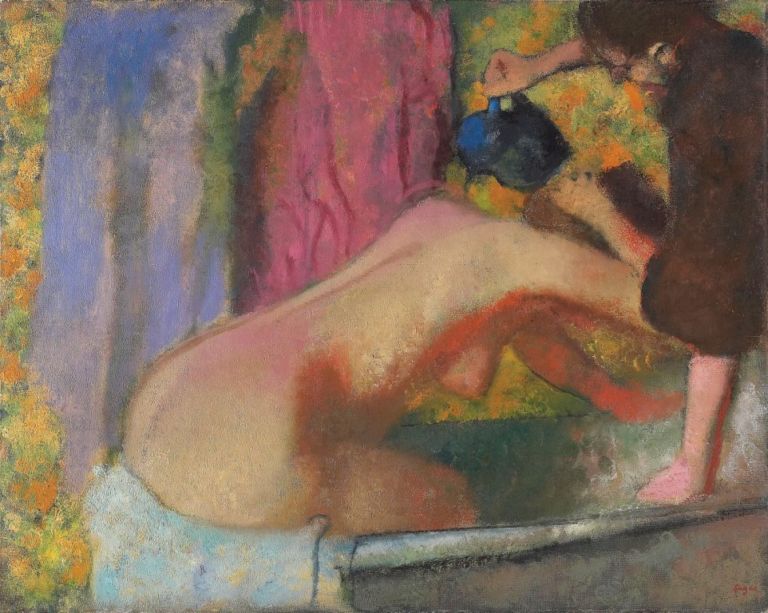 Femme au bain 1893 1898 olio su tela 711 x 889 Degas: a Basilea il suo ultimo ballo. Infinito