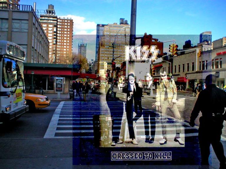 Kiss Dressed to Kill 1975 Location The southwest corner of 23rd Street and Eighth Avenue looking north New York Cover, che passione. E chi se le dimentica le copertine dei vinili storici? Bob Egan le ha studiate e archiviate, scovando le location dove furono scattate le mitiche foto...