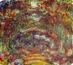 Monet The Path under the Rose Arches 1918 1924 Se anche Istanbul fa mostra “alla Goldin”
