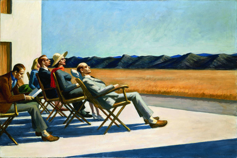 PEOPLE IN THE SUN La versione (parigina) di Hopper