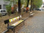 Panchine dAutore di Vito Navolio in piazza Moncenisio Museo d’Arte Urbana senza Street Art? No, non esiste. A Torino ora c’è anche quella al Mau del Borgo Campidoglio. Che da dicembre vedrà il suo rifugio antiaereo decorato dai murales di Xel