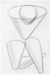 Study for Leda Romeo or Juliet 1940 matita si carta. Courtesy Fondazione Marconi. Man Ray, l’artista e lo scrittore