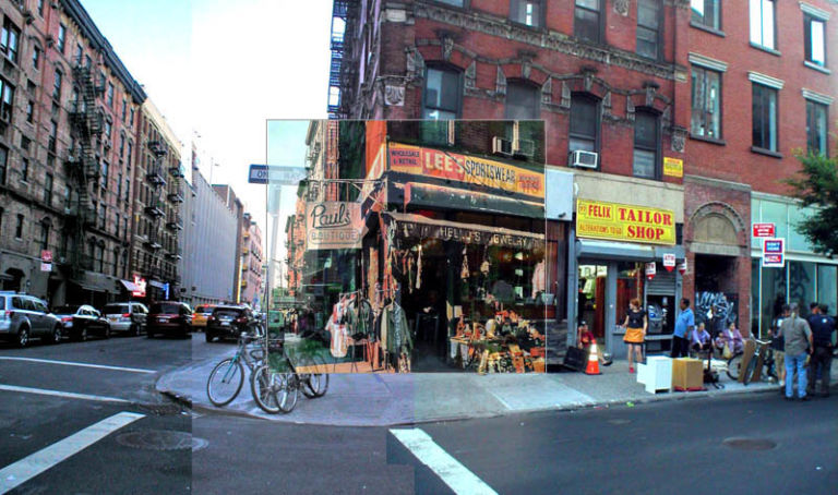 The Beastie Boys Pauls Boutique 1989 The Lower East Side New York Cover, che passione. E chi se le dimentica le copertine dei vinili storici? Bob Egan le ha studiate e archiviate, scovando le location dove furono scattate le mitiche foto...