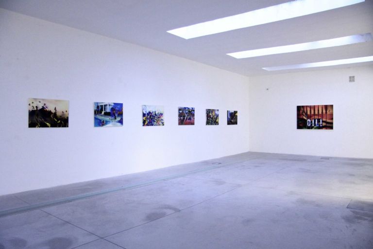 Veduta della mostra Galleria Frittelli Firenze foto di Maria Costantina Seri 3 Dalla poesia alla videoarte. Balestrini combinatorio