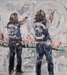 9. John Copeland She’d Only Slow Me Down 2012 Acrylic and oil on canvas 1525 x 1375 cm Dipingere al giorno d’oggi. John Copeland a Bologna