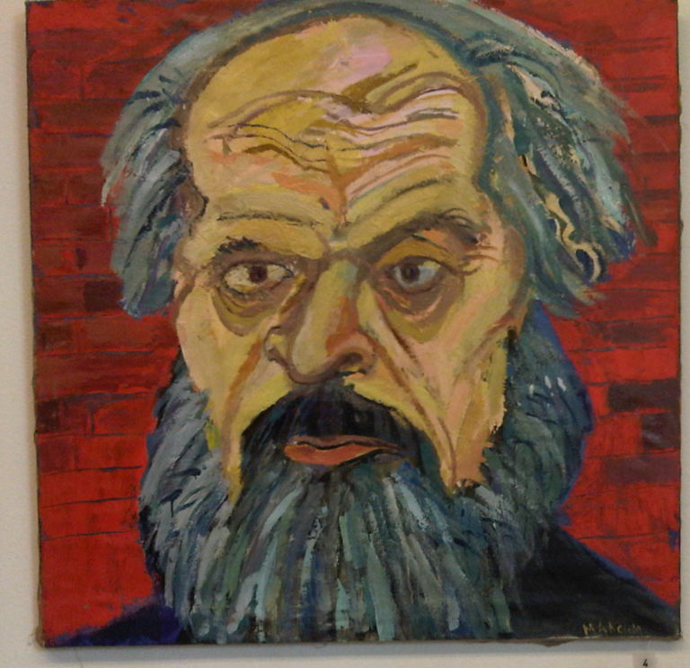 Maxim Kantor Ritratto di Marx Un Vulcano nel centro di Milano. A firma Maxim Kantor