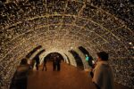 Salerno il giardino incantato La luce in fondo al tunnel della crisi? A Salerno è d’artista: l’accensione delle luminarie chic anima un centro storico ma così vitale. Ed è boom di prenotazioni negli alberghi