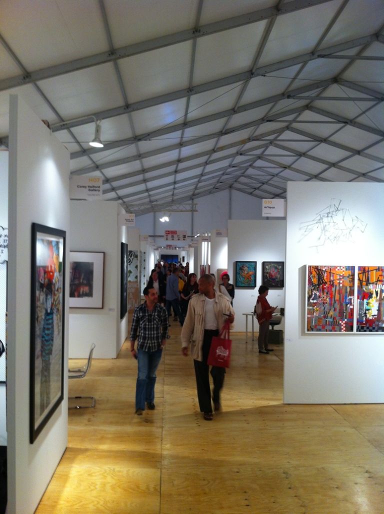 Scope Art Fair Miami 2012 18 Miami Updates: giovane ed ecumenica, una fiera da cinque continenti. Ecco le prime immagini degli allestimenti di Scope…